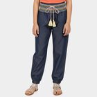 Girls' Jeans, Mid Blue, small