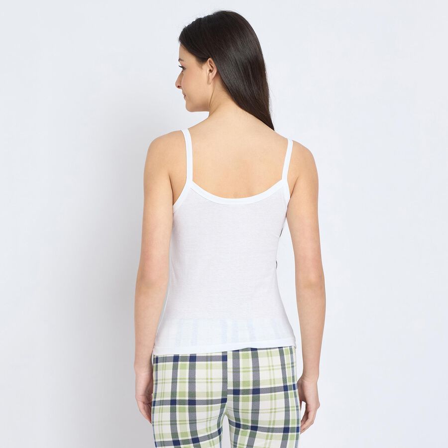 Ladies' 100% Cotton Slips , White, large image number null