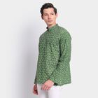 Men's Cotton Kurta, Dark Green, small image number null