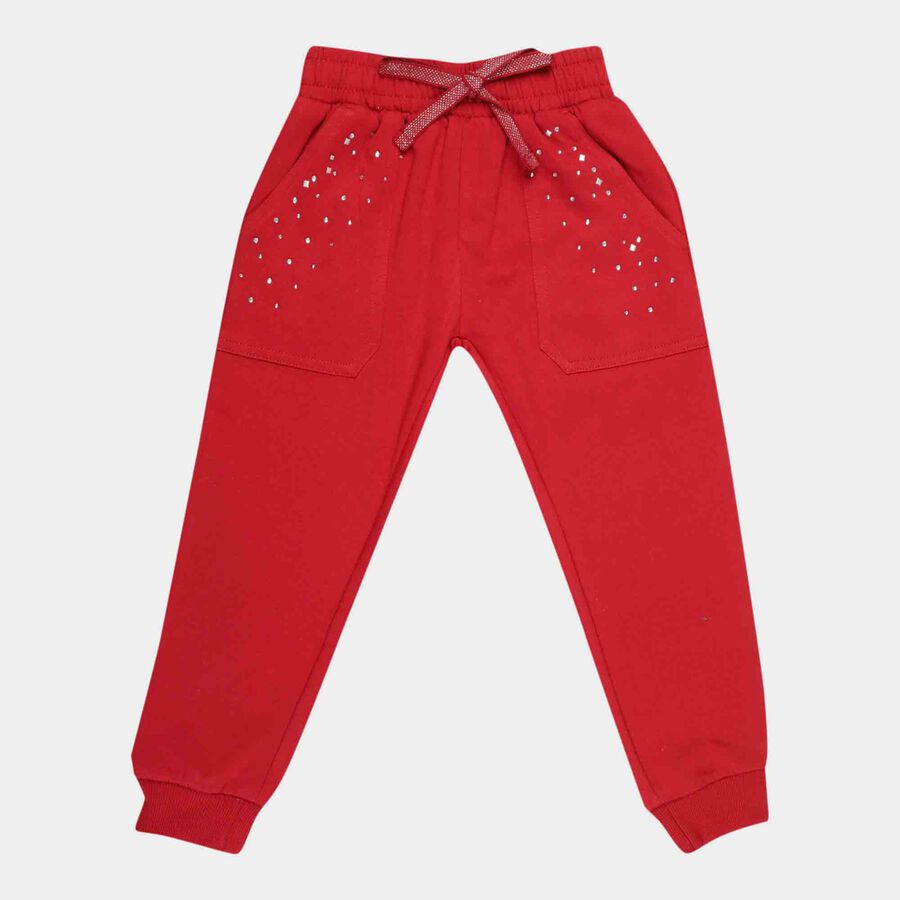 Girls Jogger Winter Pyjama, Wine, large image number null