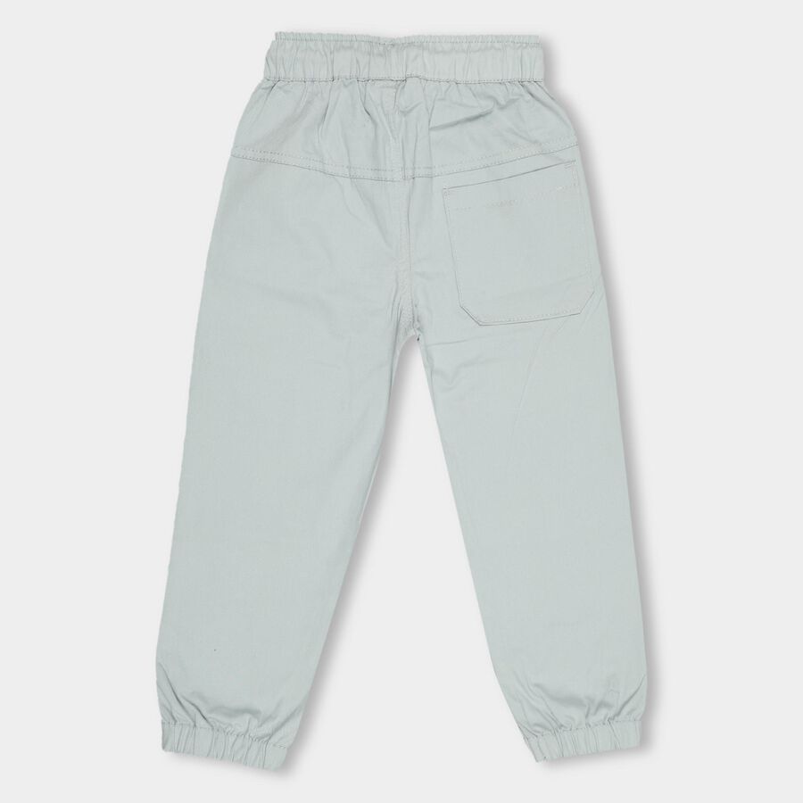 Boys' 100% Cotton Trouser, Light Green, large image number null
