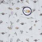 Boys Light Blue Cotton Half Sleeve Classic Casual Shirt, Light Blue, small image number null