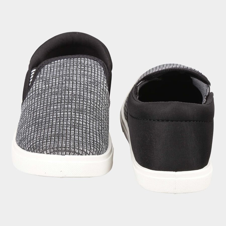 Men Slip-On Casual Shoes, Dark Grey, large image number null