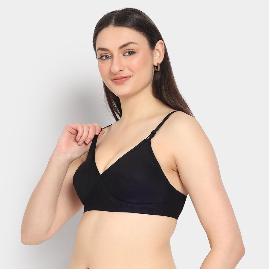 Ladies' Bra, Black, large image number null
