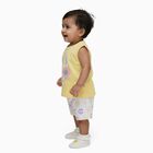 Infants' 100% Cotton Short Set, Yellow, small image number null