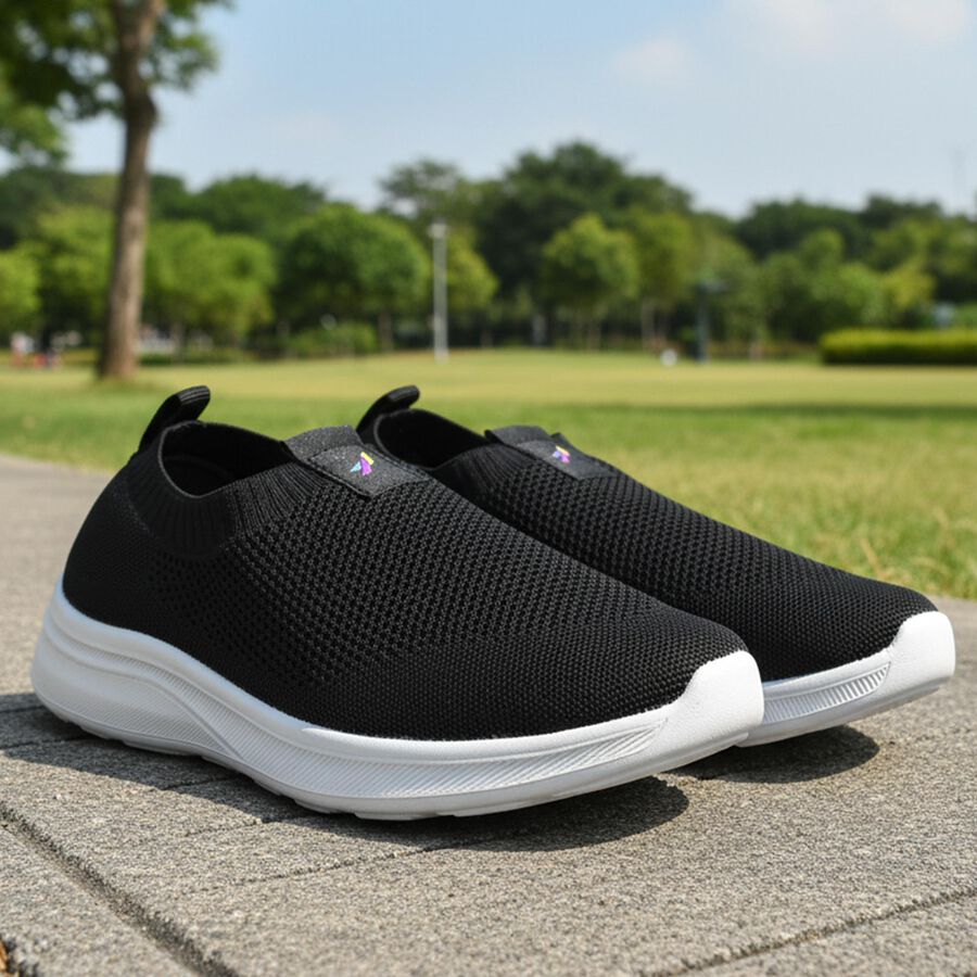 Men's Casual Shoes, Black, large