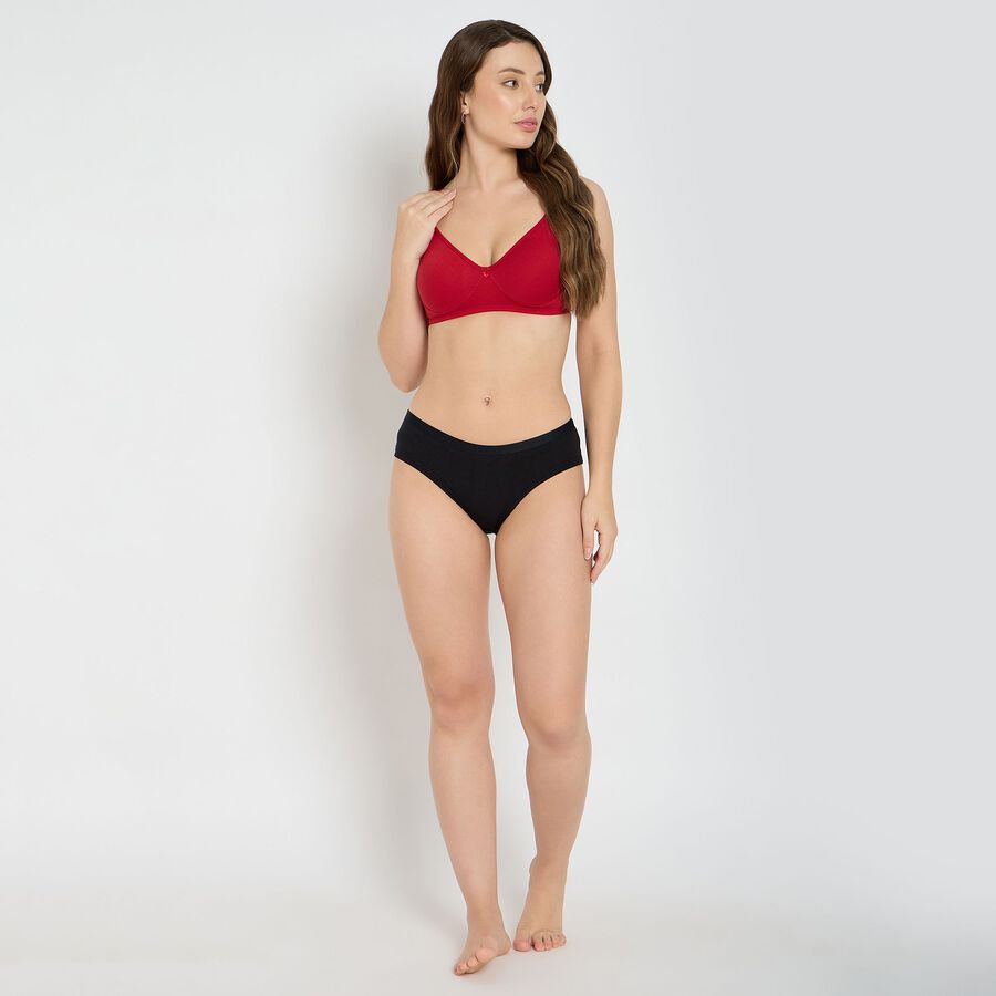 Ladies' Bra, मरून, large image number null