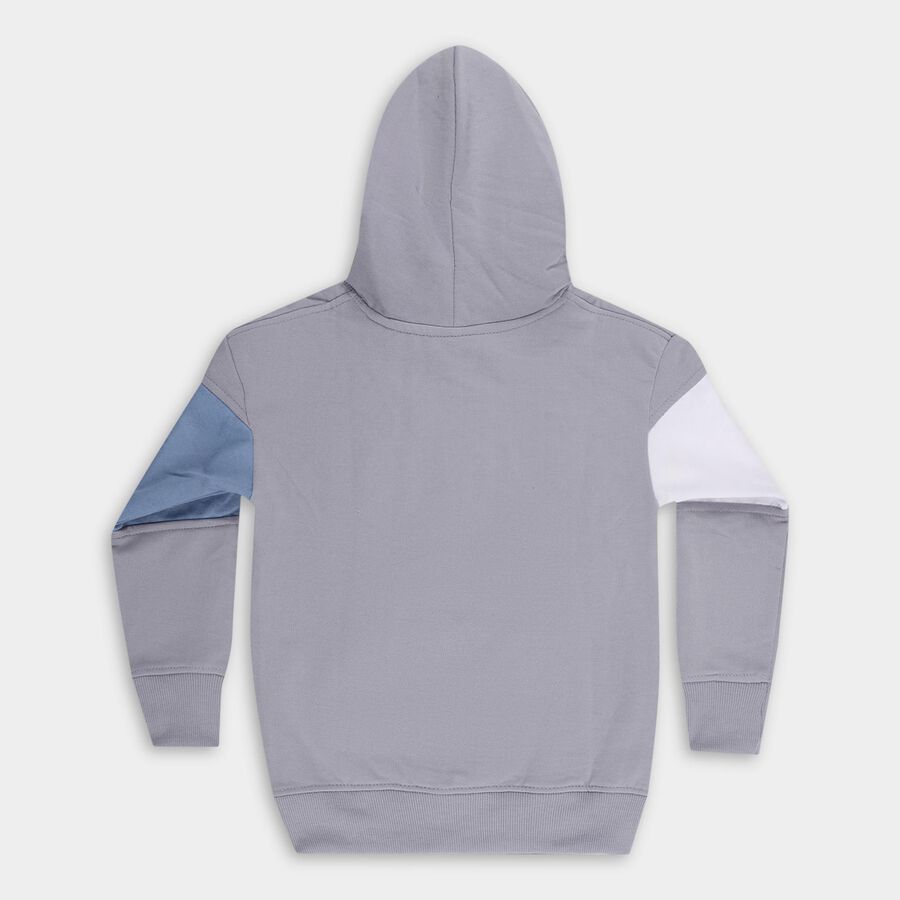 Boys' Sweatshirt, Mid Blue, large image number null