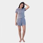 Women's Pale Powder Blue Minimalist Co-ord Set, Light Blue, small