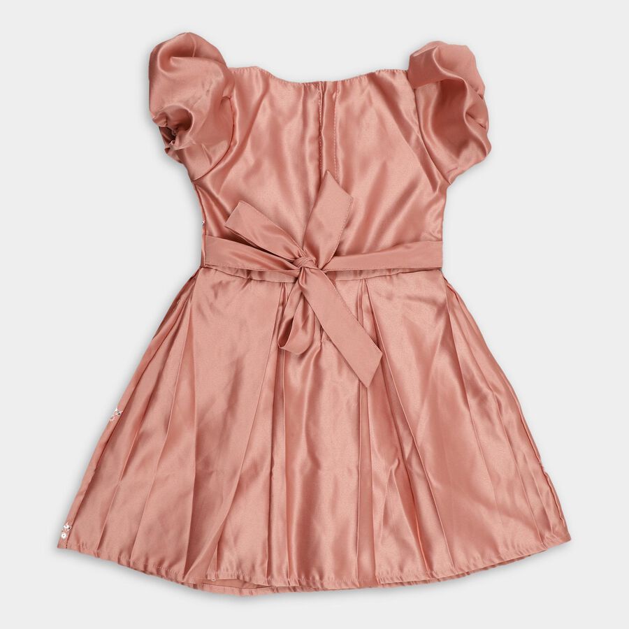 Girls' Frock , गुलाबी, large image number null