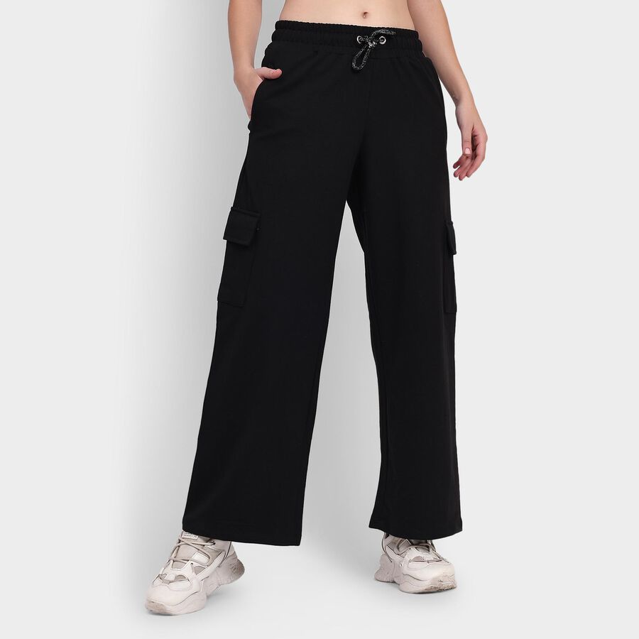 Ladies' Track Pants, Black, large image number null