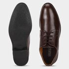 Men's Brown Lace-Up Derby Formal Shoes, Brown, small