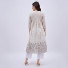 Ladies' 100% Cotton Kurta, Off White, small image number null