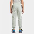 Boys Grey Jogger Fit Slogan Print Winter Pyjama, मिश्रित हल्का ग्रे, small
