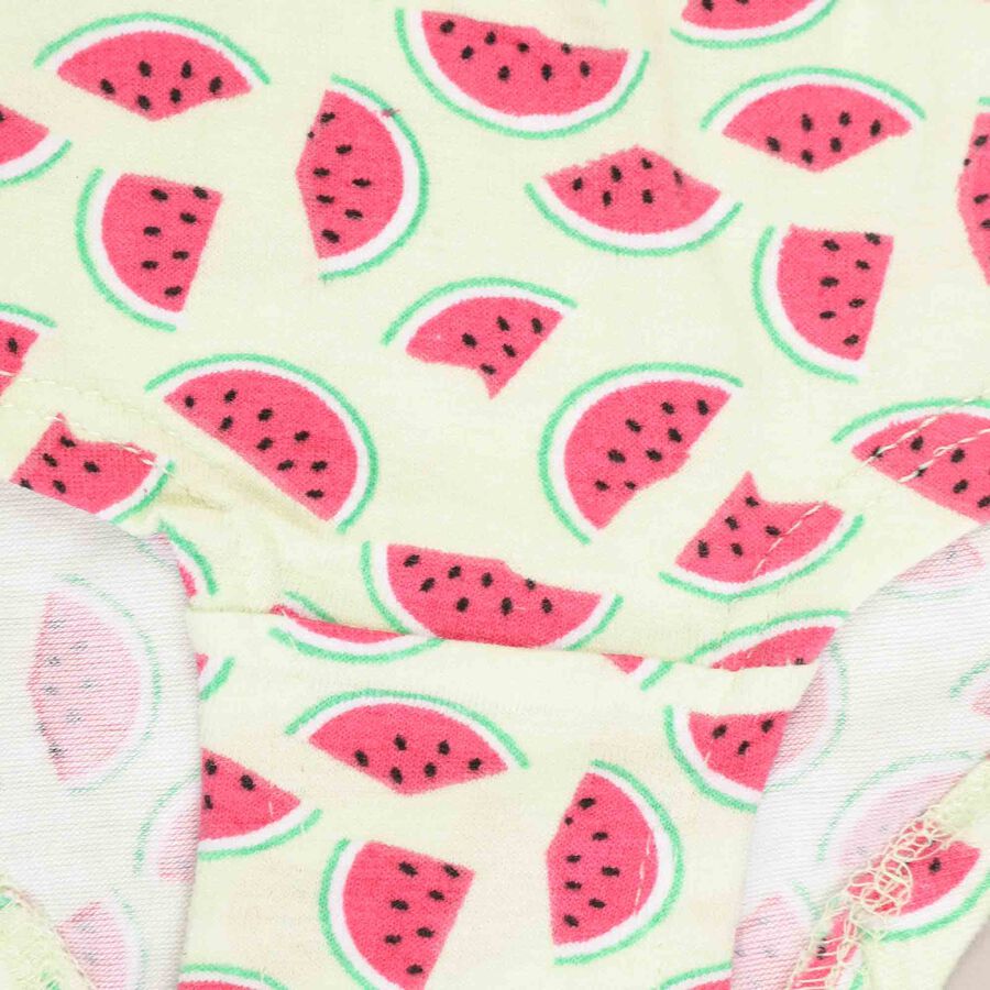 Printed Panty, Yellow, large image number null