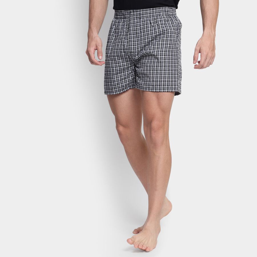 Men's Boxers, काला, large