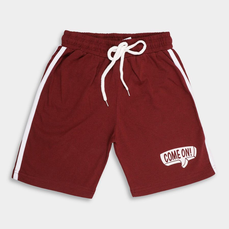Boys' Bermudas , मरून, large image number null