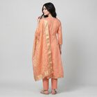 Women's Peach Embellished Ethnic Set, Peach, small