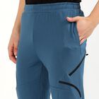 Men's Track Pants, मध्यम नीला, small