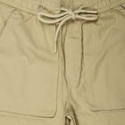 Girls Beige Cargo Fit Utility Jeans, Beige, small