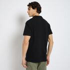 Men's Collared Half Sleeves T-Shirt, Black, small image number null