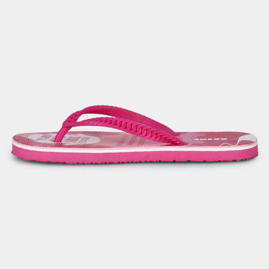 Women's Pink Slip-On Sliders, गुलाबी, large