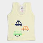 Infants' 100% Cotton Vest , Yellow, small