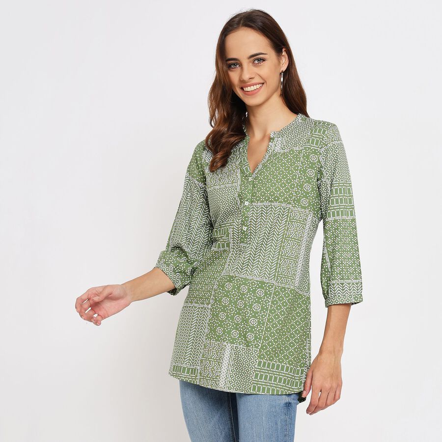 Ladies' Kurti , Olive, large image number null