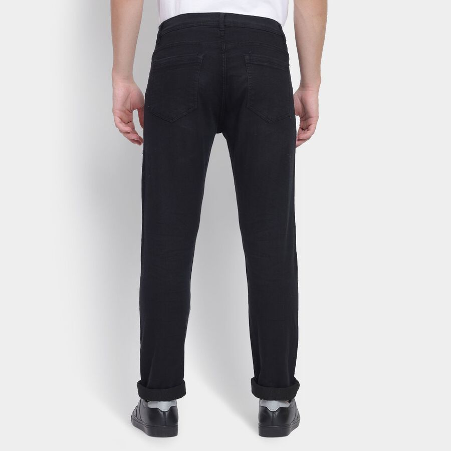 Men's Slim Fit Jeans, Black, large image number null