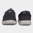 Men's Dark Charcoal Black Slip-On Casual Shoes, Black, small image number null