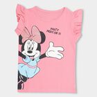 Girls' 100% Cotton T-Shirt , Pink, small