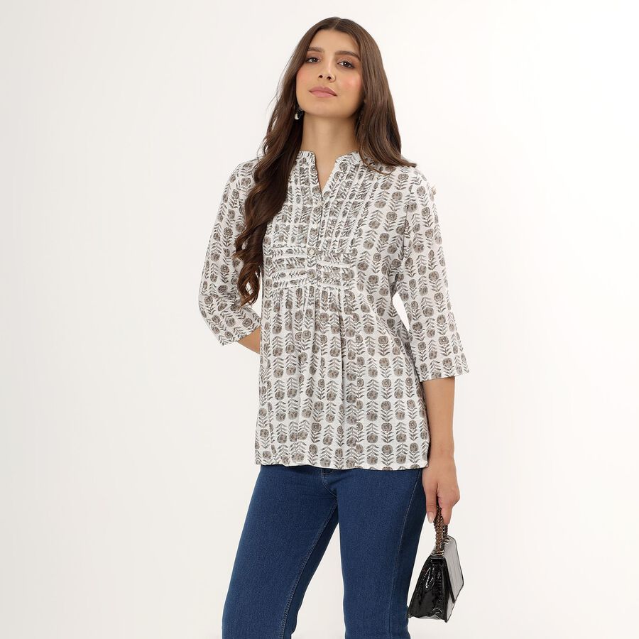 Ladies' Kurta , Off White, large image number null