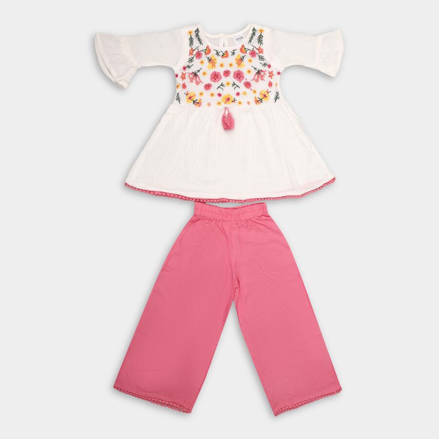 Girls' Fusion Set , Off White, large image number null