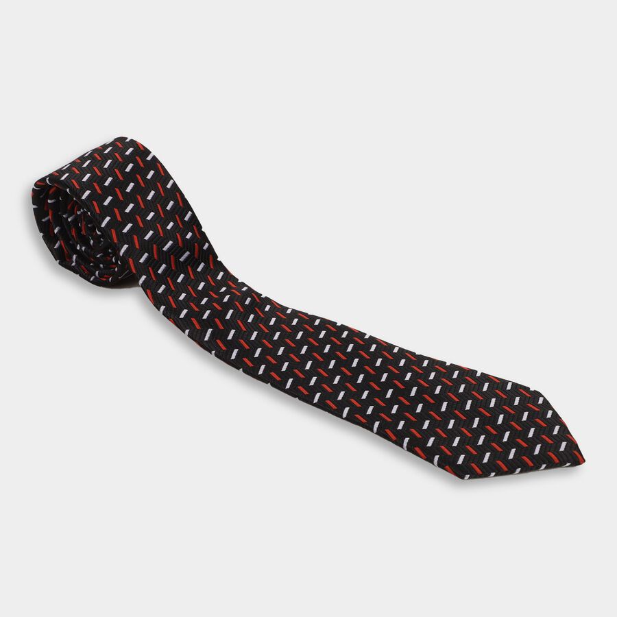 Men's Tie, काला, large
