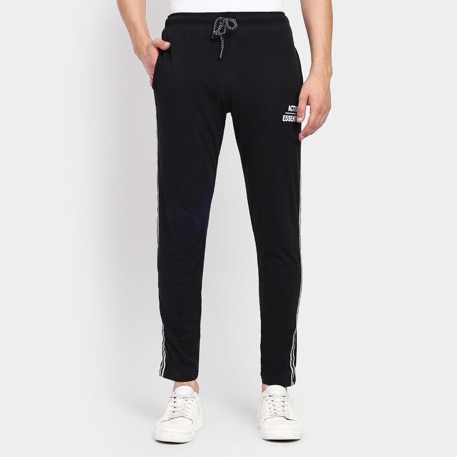 Men's Track Pants, काला, large image number null