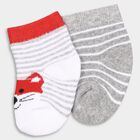 Infant's Socks (Pack of 2), Melange Light Grey, small image number null
