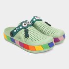 Boys Solid Clog, Green, small image number null