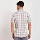Cotton Checks Casual Shirt, Light Grey, small image number null