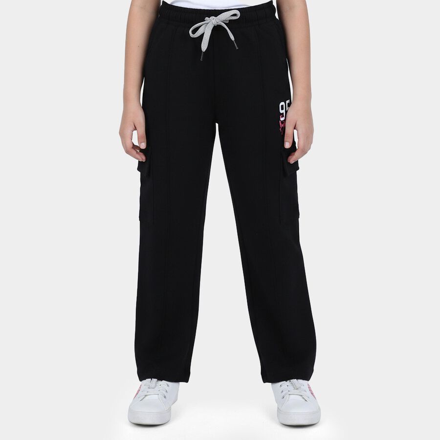 Girls' Pyjama, Black, large
