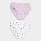 Girls' 100% Cotton Panty , White, small image number null