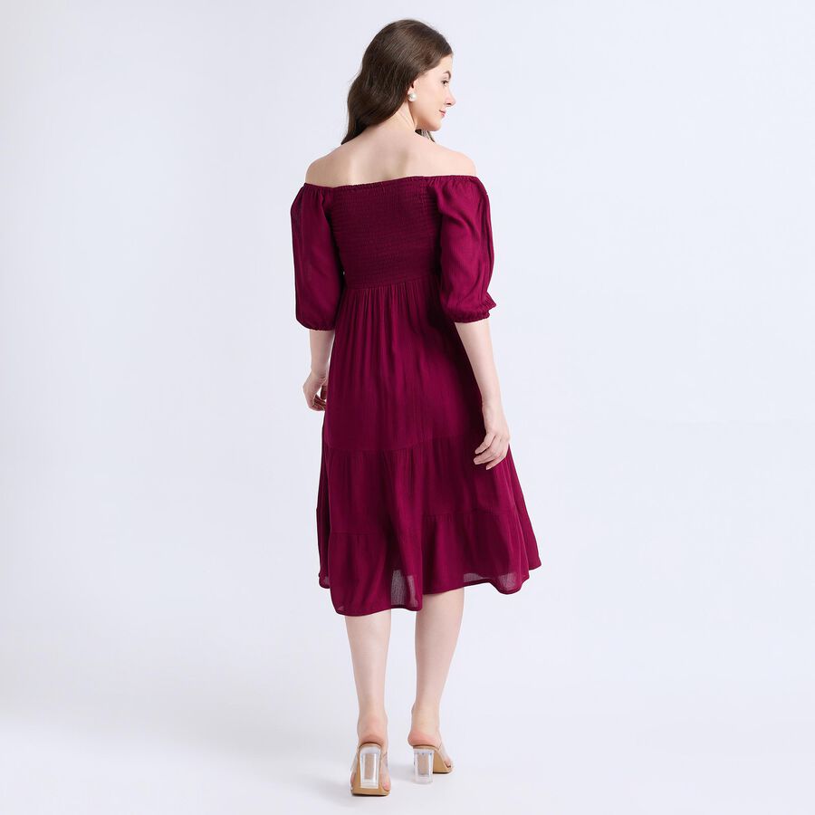 Ladies' Dress , Wine, large image number null