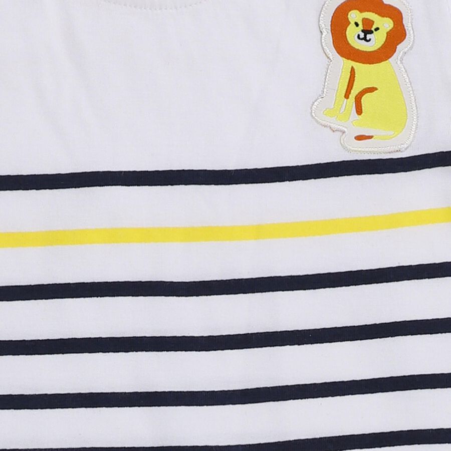 Infants' 100% Cotton Baba Suit, Yellow, large image number null