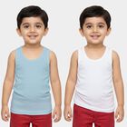 Boys' Vest, हल्का नीला, small