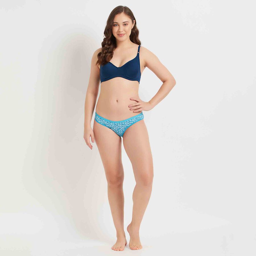 Cotton Printed Panty, Light Blue, large image number null