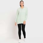 V Neck Cardigan, Light Green, small image number null