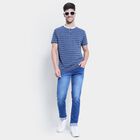 Stripes Henley T-Shirt, Navy Blue, small image number null