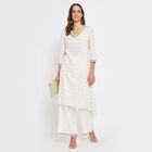 Ladies' Ethnic Set , Off White, small image number null