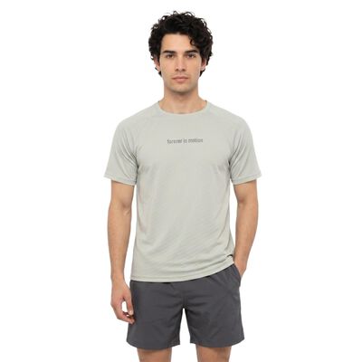 Men's Grey Round Neck Regular Drifit T-Shirt