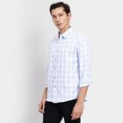 Men's 100% Cotton Casual Shirt, हल्का नीला, small image number null
