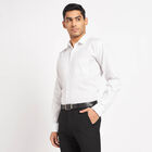 Printed Formal Shirt, White, small image number null